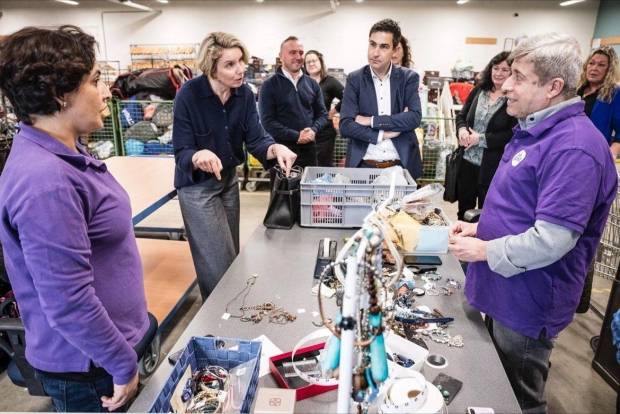 Secretaris-generaal Marieke van Wallenburg op werkbezoek bij Het Goed in Roermond